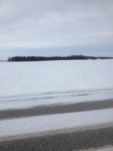 picture of barren farm field in winter