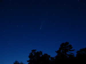 photo of comet Neowise